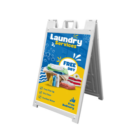 Standard Signicade A-Frame White 24" x 36"