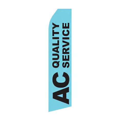 Air Conditioning Service Advertising Flag