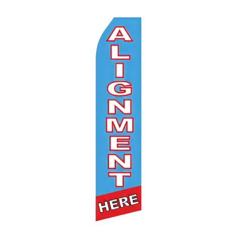 Body Shop Alignment Service Advertising Flag