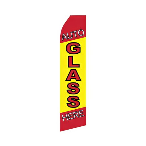 Auto Glass Service Advertising Flag