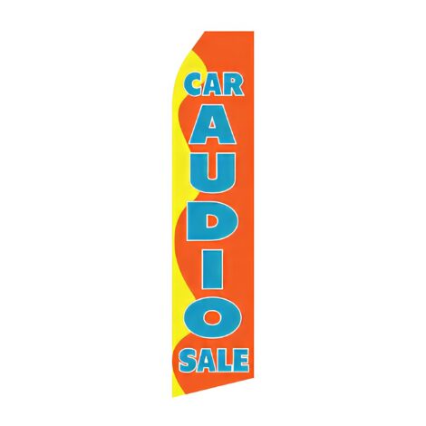 Car Audio Sale Advertising Flag