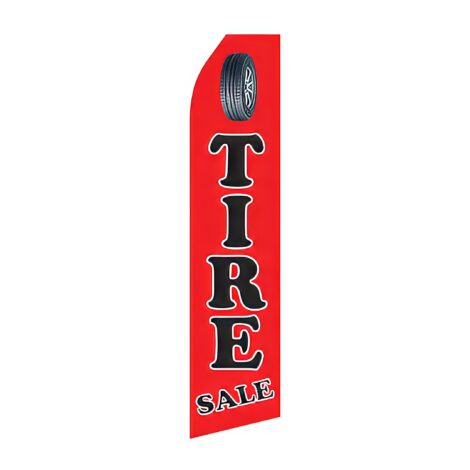 Tire Sale Advertising Flag