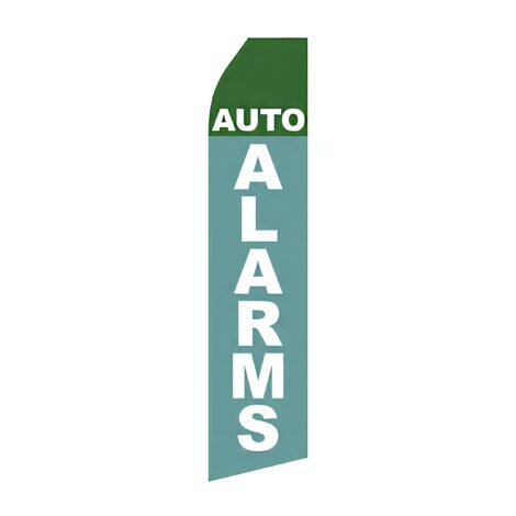 Auto Alarms Advertising Flag
