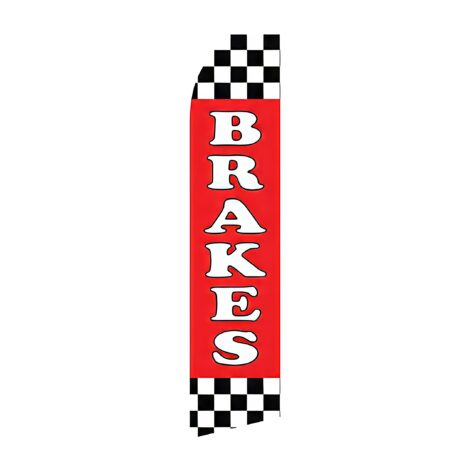 Brakes Service Advertising Flag