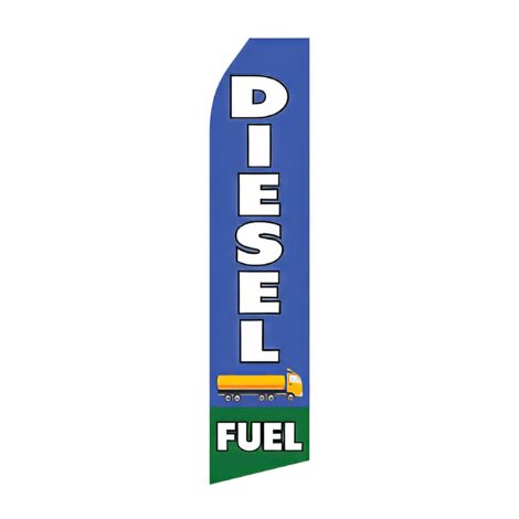 Diesel Fuel Advertising Flag