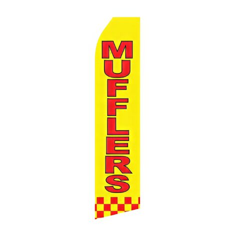 Mufflers Service Advertising Flag