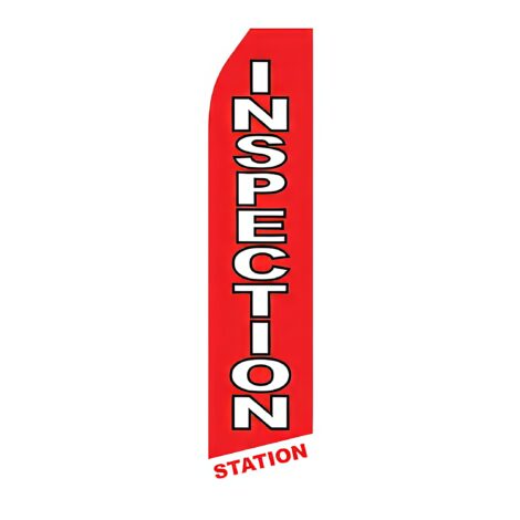 Inspection Station Advertising Flag
