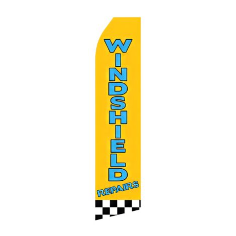Windshield Repairs Advertising Flag
