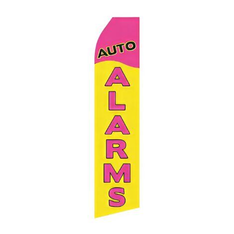 Auto Alarms Advertising Flag