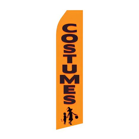 Costumes Advertising Flag