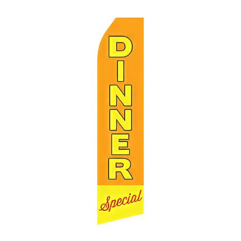 Dinner Special Advertising Flag