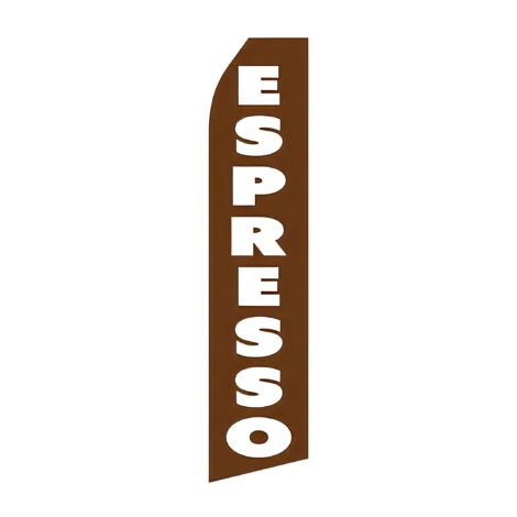 Espresso Advertising Flag