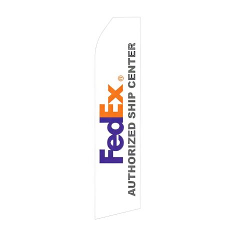 FedEx Authorized Ship Center Advertising Flag