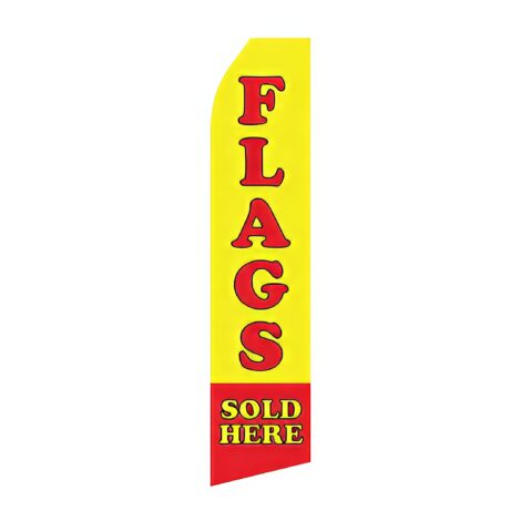 Flags Sold Here Advertising Flag