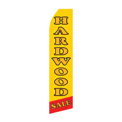 Hardwood Sale Advertising Flag