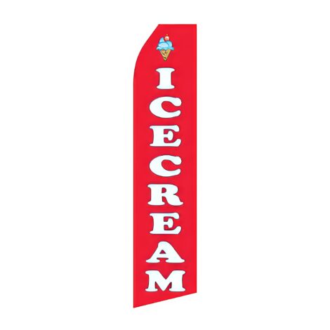 Ice Cream Advertising Flag
