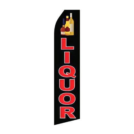 Liquor Advertising Flag