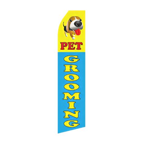 Pet Grooming Advertising Flag
