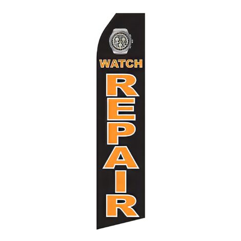 Watch Repair Advertising Flag