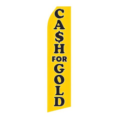 Cash For Gold Advertising Flag