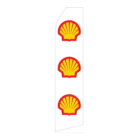 Shell Gas Logo Advertising Flag