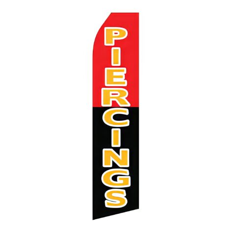 Piercings Advertising Flag