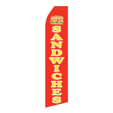 Sandwiches Advertising Flag