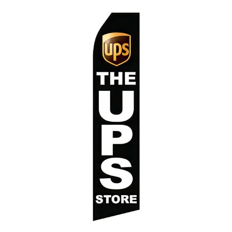 The UPS Store Advertising Flag
