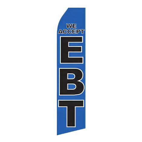 We Accept EBT Advertising Flag
