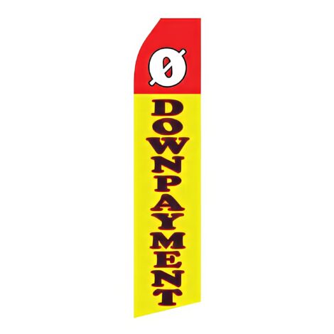 No Down Payment Advertising Flag