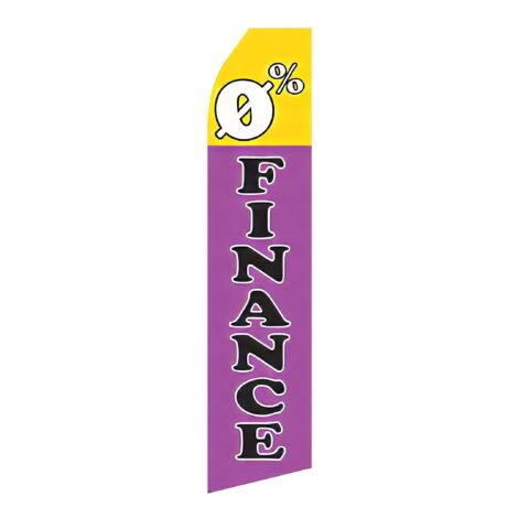 0% Finance Advertising Flag