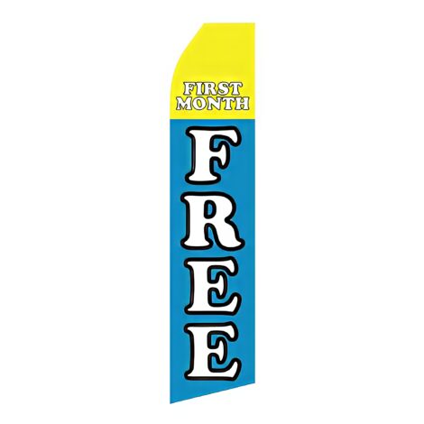 FIrst Month Free Advertising Flag