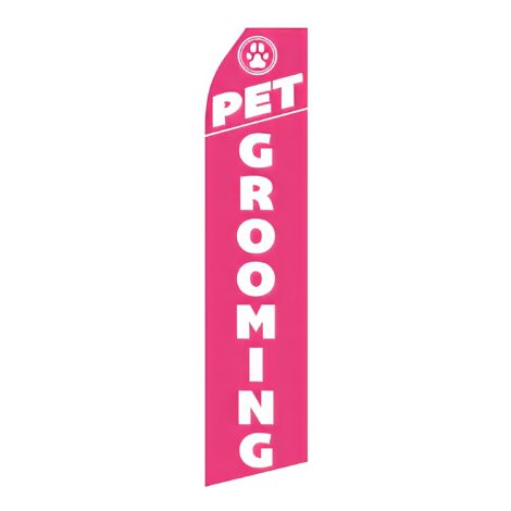 Pet Grooming Advertising Flag