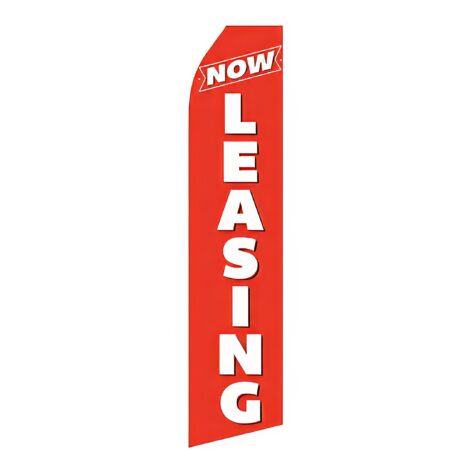 Now Leasing Advertising Flag