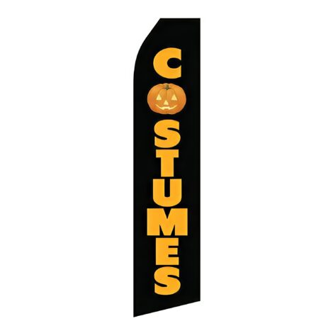 Halloween Costumes Advertising Flag