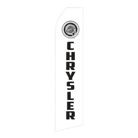 Chrysler Logo Advertising Flag