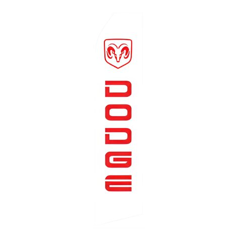Dodge Logo Advertising Flag