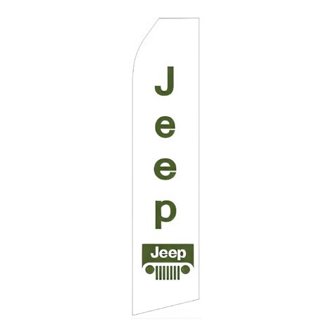 Jeep Logo Advertising Flag