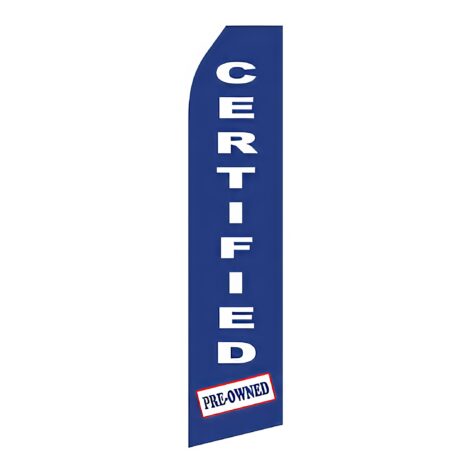 Certified Pre-Owned Advertising Flag