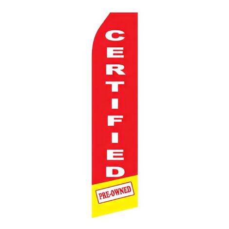 Certified Pre-Owned Advertising Flag