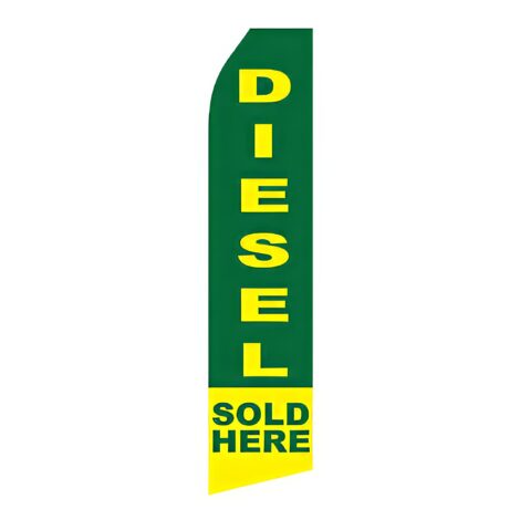 Diesel Sold Here Advertising Flag