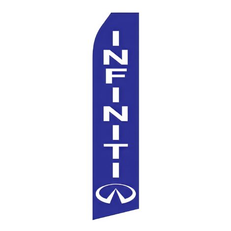 Blue Infiniti Advertising Flag
