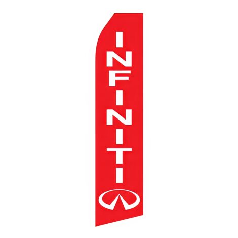 Red Infiniti Advertising Flag