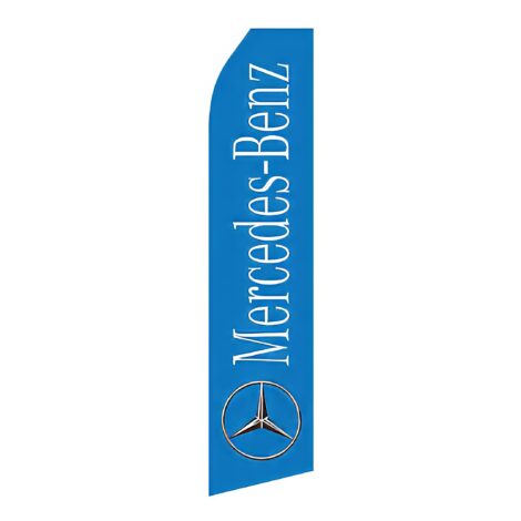 Mercedes-Benz Logo Advertising Flag
