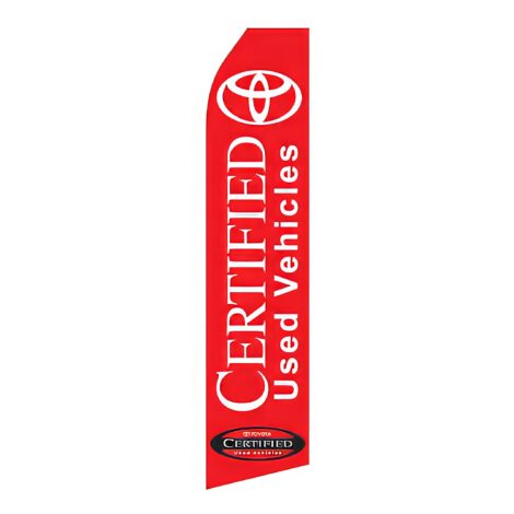 Toyota Certified Pre-Owned Advertising Flag