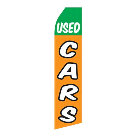 Used Cars Advertising Flag