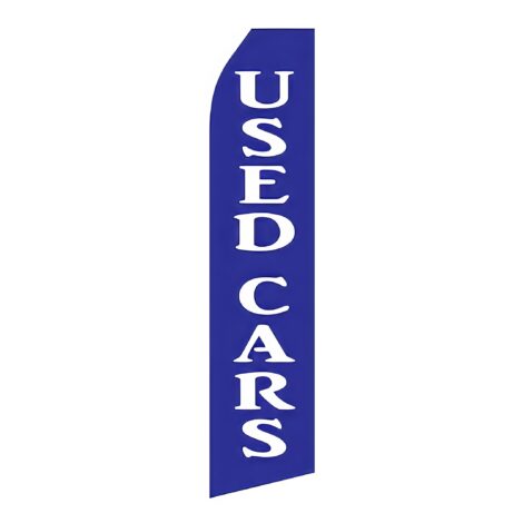 Used Cars Advertising Flag