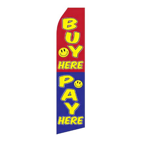 Buy Here Pay Here Advertising Flag