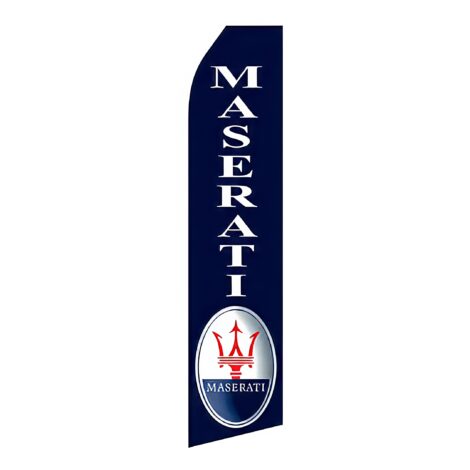 Maserati Logo Advertising Flag