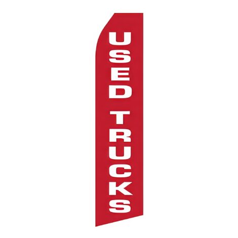 Used Trucks Advertising Flag